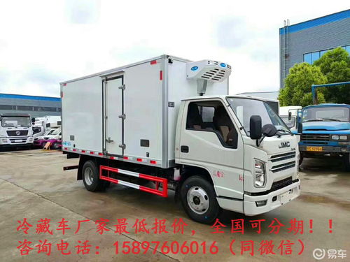 國六江鈴順達冷藏車價格,4.2米冷藏車分期價格